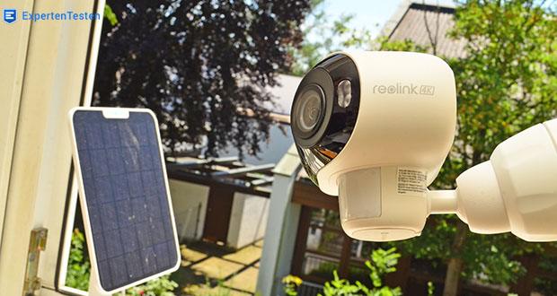 Reolink Argus 4 Pro Überwachungskamera mit Solarpanel im Test - Präzise Bewegungserkennung mit weniger Fehlalarmen; Farbige Nachtsicht für klare Nachtaufnahmen