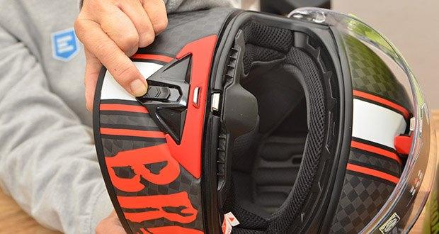 Broken Head Integralhelm BeProud Race Pro Carbon im Test - 6-fach Belüftung