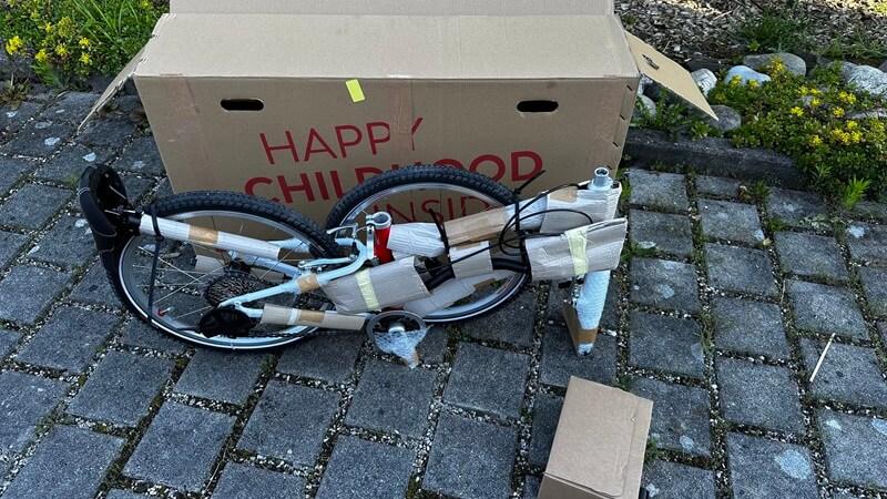 Verpackung und Lieferumfang vom Woom 4 im Test