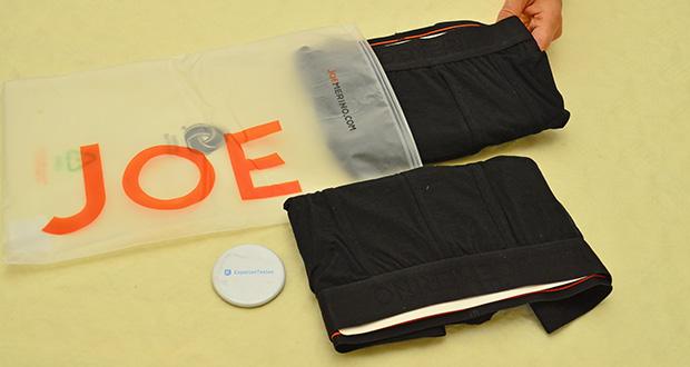 Joe Boxerschorts Deep Black von Joe Merino im Test - Hochwertige Verarbeitung; langlebiges Material