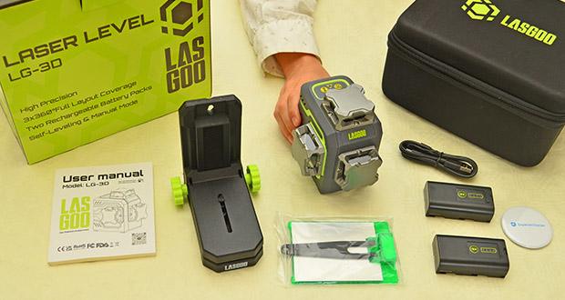 LasGoo LG-3D Linienlaser im Test - Vielseitige Einsatzmöglichkeiten durch verschiedene Modi