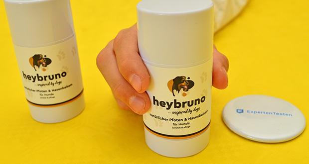 heybruno Hunde Pfoten- und Nasenbalsam im Test - Schützt vor extremen Wetterbedingungen