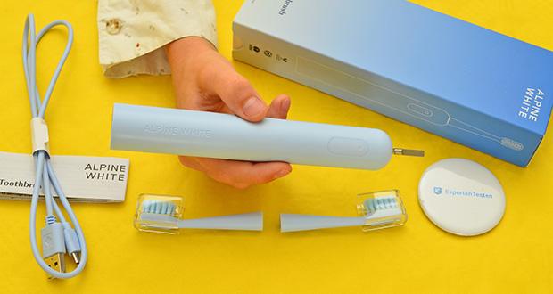 ALPINE WHITE Sonic Toothbrush im Test - Stylisches blaues Design