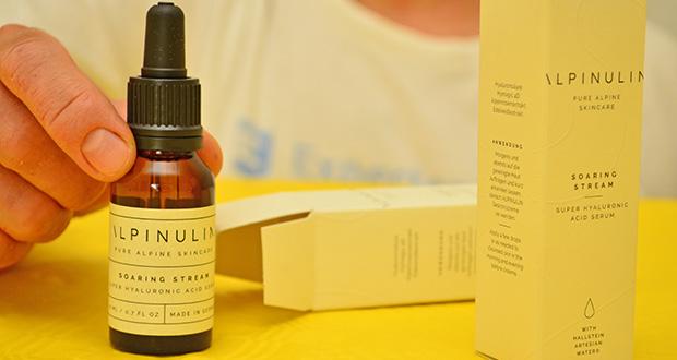 Alpinulin Hyaluronsäure Serum im Test - Sichtbare Faltenreduzierung
