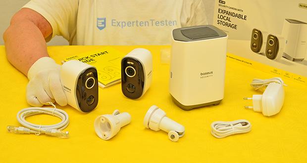 Baseus Security N1 Überwachungskamera 2K 2-Cam Kit im Test - Lange Akkulaufzeit bis zu 210 Tage