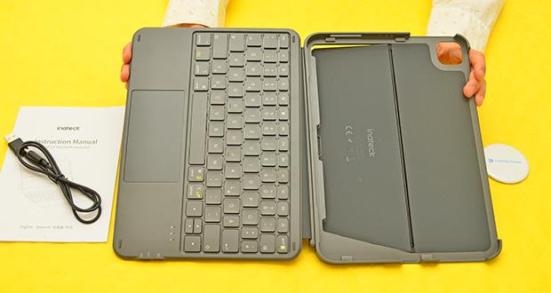 Inateck KB04122 Hülle mit Tastatur für iPad im Test - Hochwertiges PU-Leder-Finish