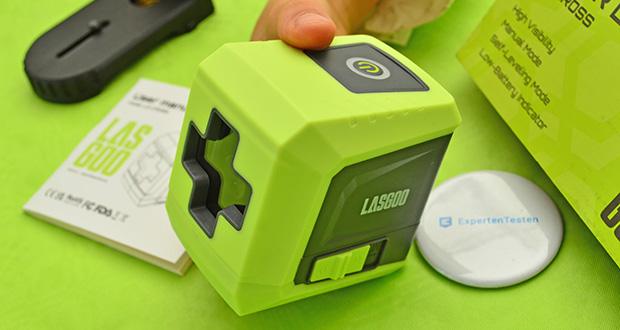 LasGoo LG-CROSS Kreuzlinienlaser im Test - Robustes Gehäuse mit IP54-Schutz