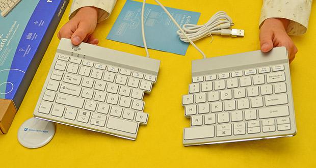 R-Go Ergonomische Tastatur Split Break im Test - Geteiltes Design für ergonomisches Tippen