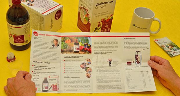 Dr. Wolz Vitalkomplex Flüssiges Konzentrat im Test – Hochwertige, natürliche Zutaten; ohne künstliche Konservierungsstoffe