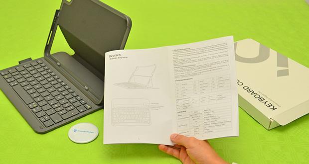 Inateck BK2007 Tastatur Hülle für iPad im Test - Lange Akkulaufzeit