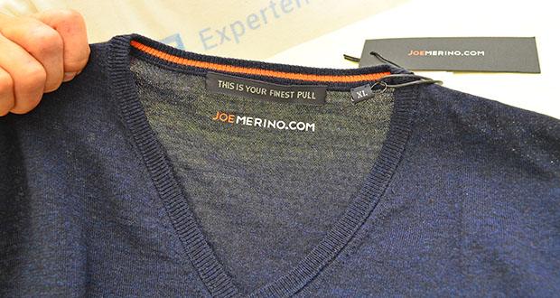 Joe V-neck True Navy Pullover von Joe Merino im Test - Atmungsaktiv & Temperaturregulierend