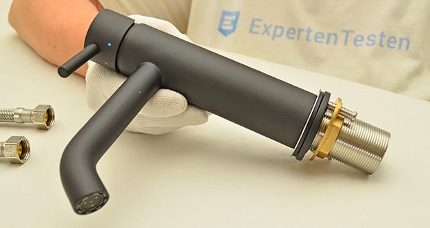 Saqu Eurotrend Waschtischarmatur im Test - Elegantes mattes schwarzes Design