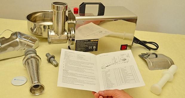 VEVOR Tomatenpresse Passiergerät im Test - Vielseitig einsetzbar für verschiedene Früchte