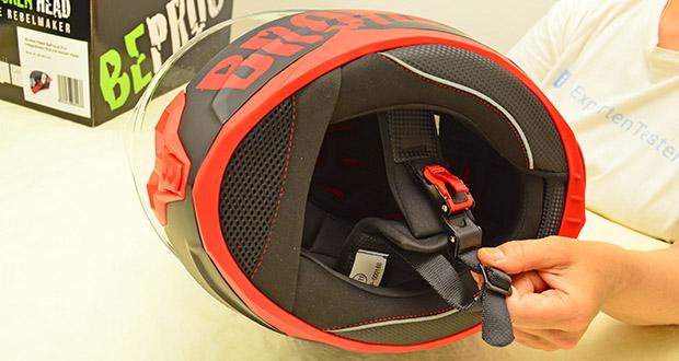 Broken Head Integralhelm BeProud Pro Sport Rot im Test - Atmungsaktive und schweißabsorbierende Innenausstattung