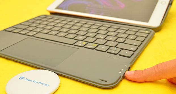 Inateck KB04122 Hülle mit Tastatur für iPad im Test - Schnelle Bluetooth-Verbindung