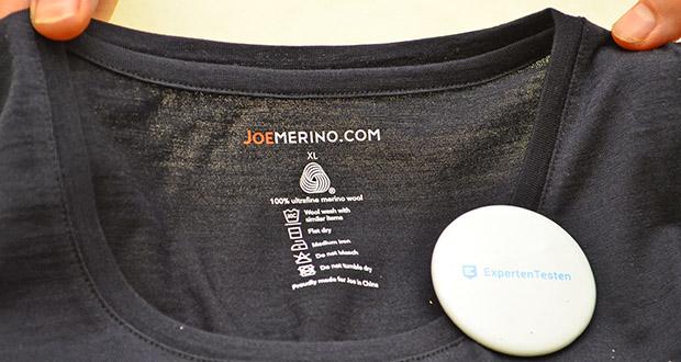 Joe Round Neck Very Dark Navy T-Short von Joe Merino im Test - Ultrafeine Merinowolle für höchsten Komfort