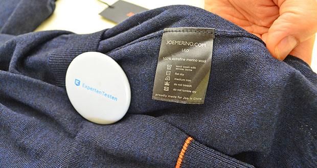 Joe V-neck True Navy Pullover von Joe Merino im Test - Hochwertige Merinowolle; pflegeleicht