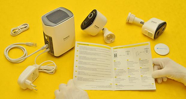 Baseus Security N1 Überwachungskamera 2K 2-Cam Kit im Test - Digitaler 8-fach-Zoom für Detailansichten; Zwei-Wege-Audio-Kommunikation