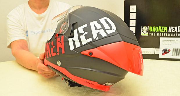Broken Head Integralhelm BeProud Pro Sport Rot im Test - ECE 22.06 Zulassung für höchste Sicherheitsstandards; UV-geschützte Lackierung gegen Ausbleichen