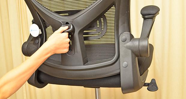 CLOUVOU SmartSeat Bürostuhl im Test - Integrierte und verstellbare Lordosenstütze