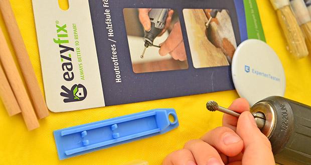Eazyfix Holzfäule Standardset im Test - Für Innen- und Außenbereich geeignet; vielseitig einsetzbar (Fenster, Türen, Treppen, Möbel)