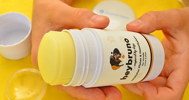 heybruno Hunde Pfoten- und Nasenbalsam im Test - Schnell einziehend; pflegt trockene und rissige Pfoten