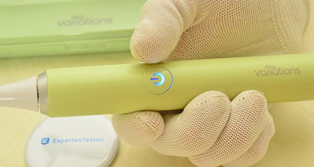MyVariations Elektrische Zahnbürste im Test - Einfache Bedienung mit nur einem Knopf; wasserdichtes Design (IPX7-zertifiziert)