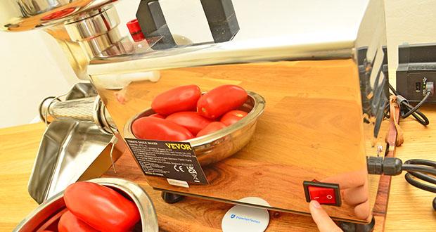 VEVOR Tomatenpresse Passiergerät im Test - Benutzerfreundliche Bedienung