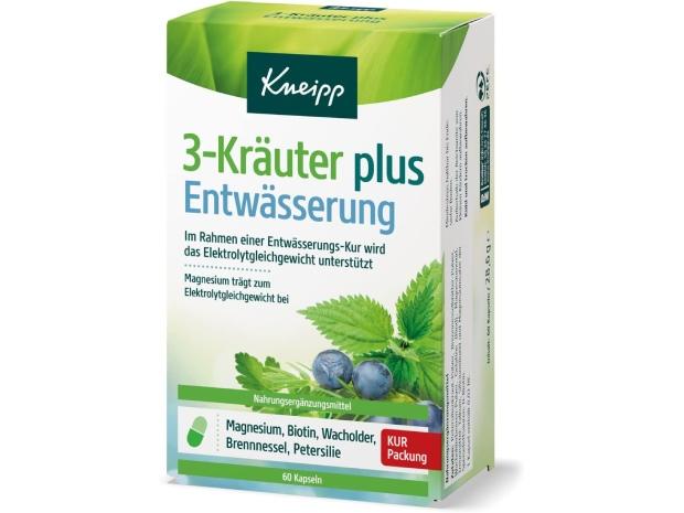 Kneipp 3-Kräuter plus Entwässerung Test Kneipp 3-Kräuter plus Entwässerung – Erfahrungsbericht und Test