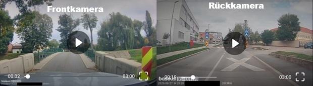 Baseus PrimeTrip VD1 Pro Dashcam - Frontkamera und Rückkamera