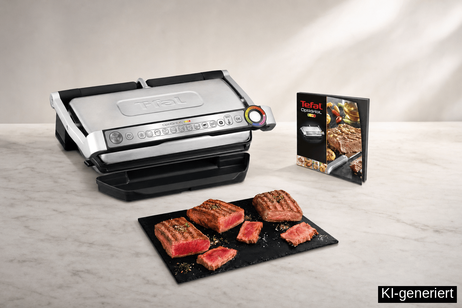Tefal OptiGrill+ XL Kontaktgrill, 9 Programme, manueller